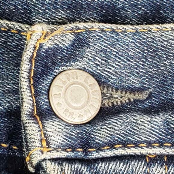 RRL Ralph Lauren Double RL Vintage Distressed Straight Leg Jeans USA 30X31 - Picture 6 of 16